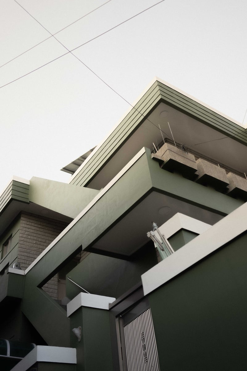 Low Angle View of Balcony of House